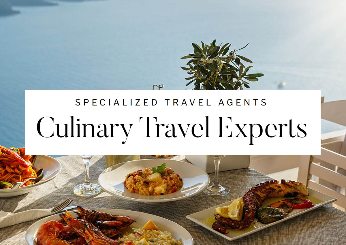 Culinary travel agents packages and deals