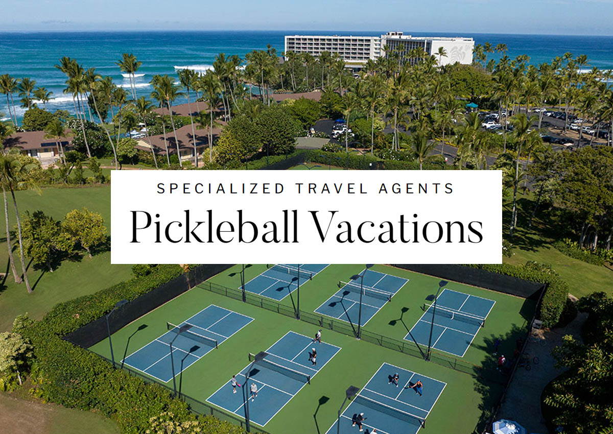 Pickleball vacations travel agents packages and deals