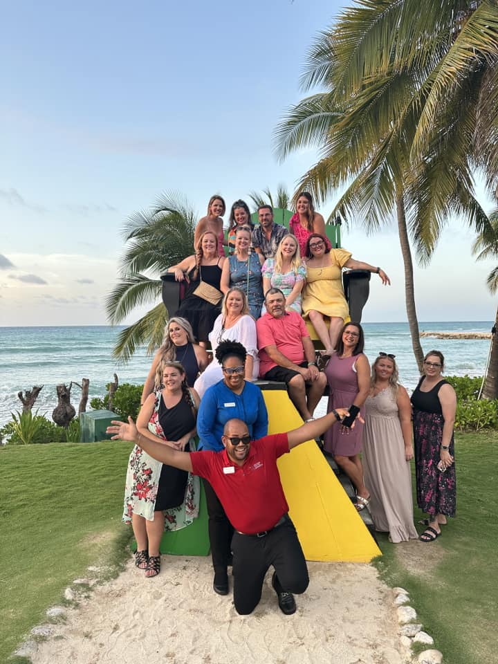 Experienced travel agent working remotely on a luxury itinerary