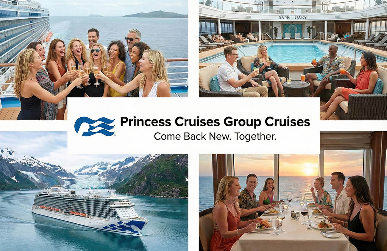 Princess Cruises Group Travel Agents packages deals