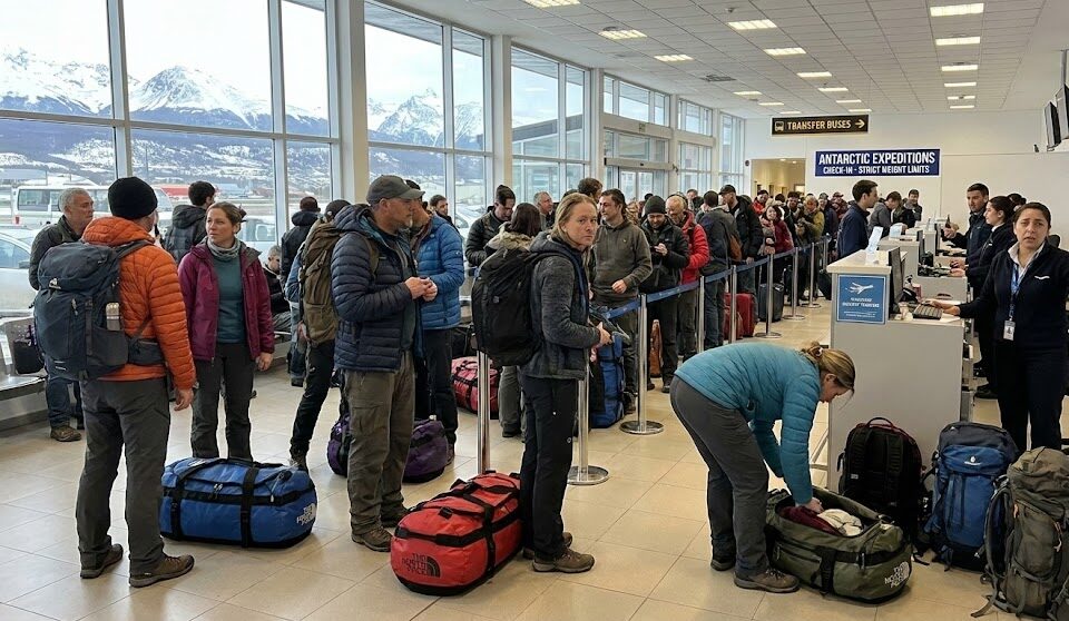 flights for Seabourn Antartica itinerary