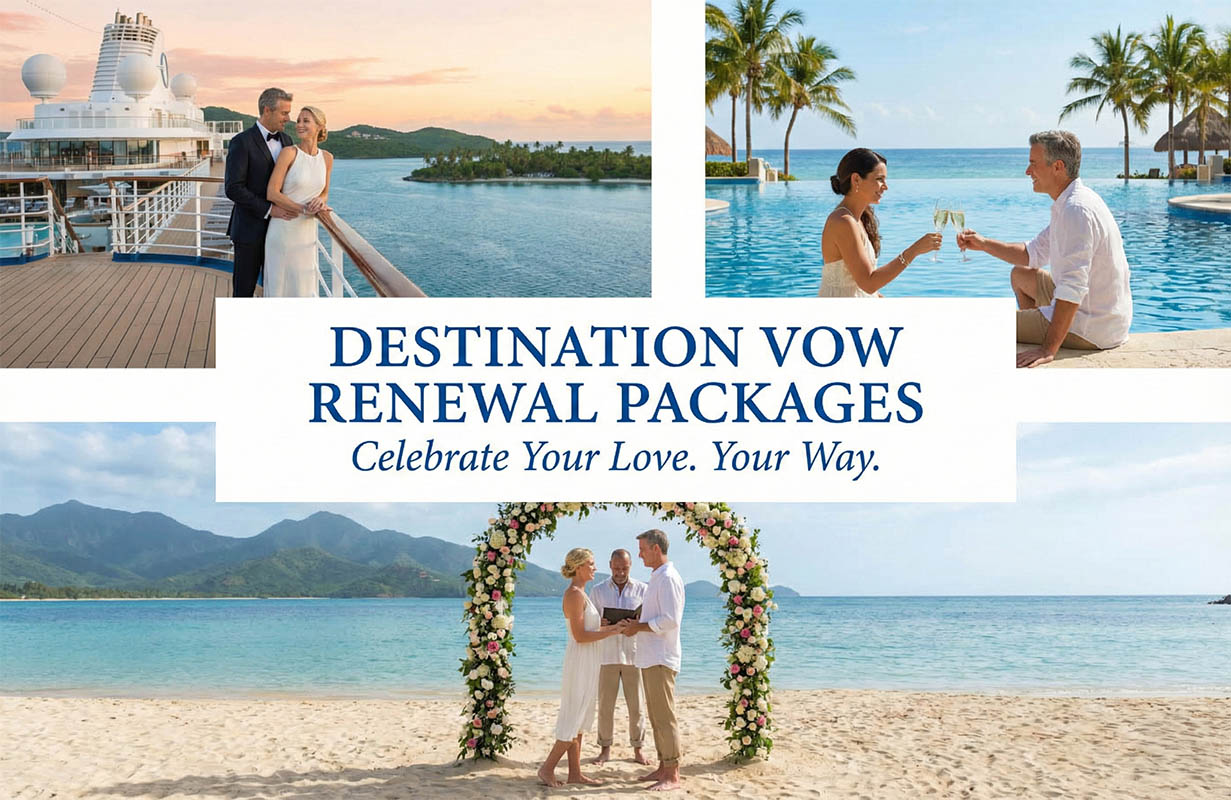 Destination Vow Renewal Packages and Travel Agents
